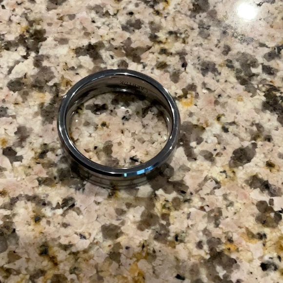 Mens tungsten wedding ring - Picture 2 of 3